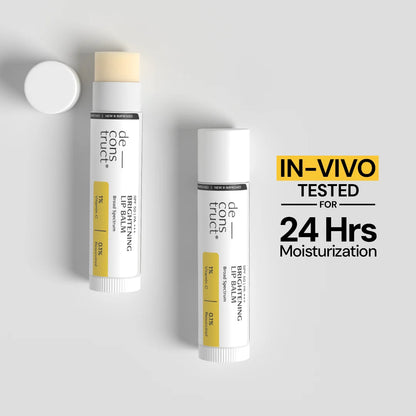 Brightening Lip Balm With SPF - 1% Vitamin C + 0.1% Resorcinol  (Pack of 2)