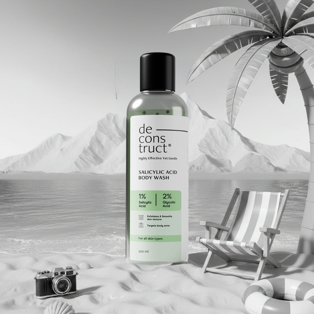 Salicylic Acid Body Wash - 1% salicylic acid + 2% glycolic acid | Fights body acne