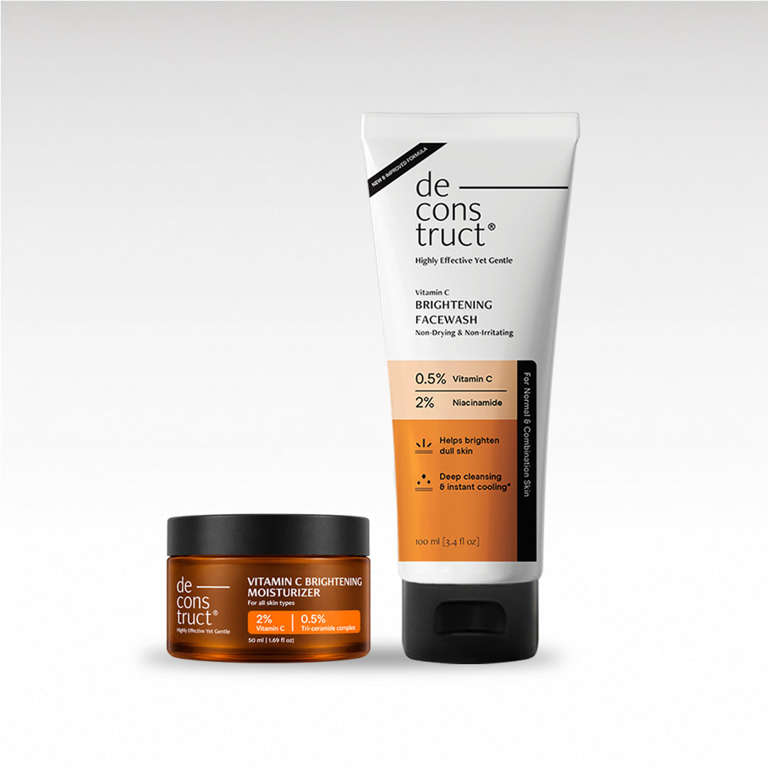 Daily Radiance Boosting Duo- Brightening Face Wash + Brightening Face Moisturiser