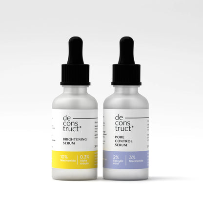 Oil Control Duo - Pore Control Serum + Brightening Serum