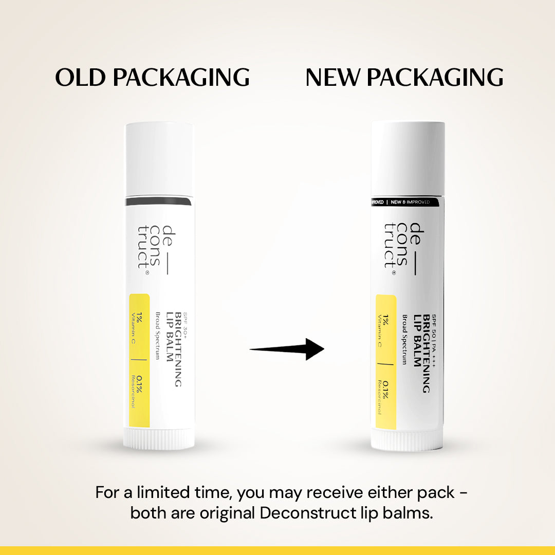 Brightening Lip Balm With SPF - 1% Vitamin C + 0.1% Resorcinol  (Pack of 2)