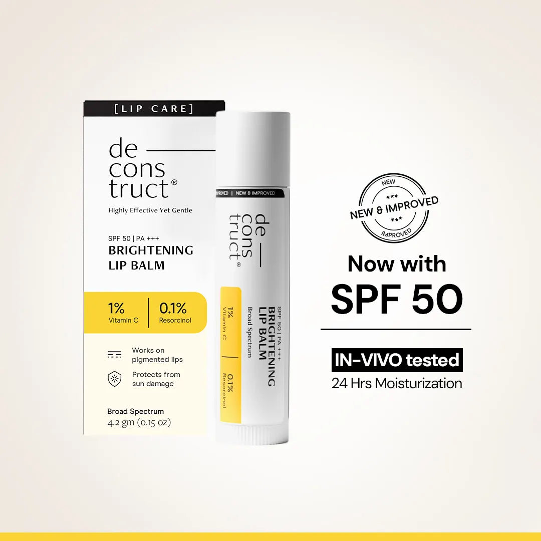 Brightening Lip Balm with SPF 50 - 1% Vitamin C + 0.1% Resorcinol