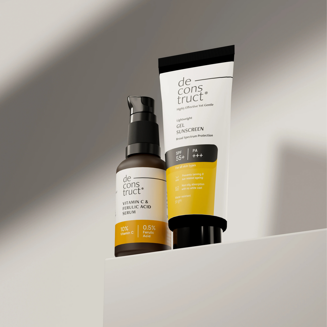 Bestseller Combo - Vitamin C Serum + Gel Sunscreen