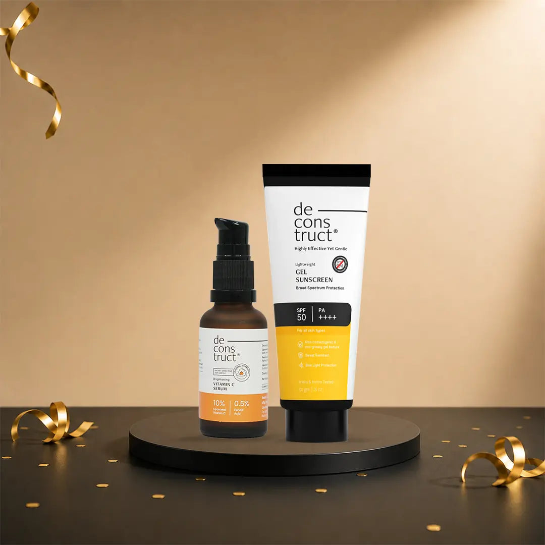 Bestseller Combo - Vitamin C Serum + Gel Sunscreen