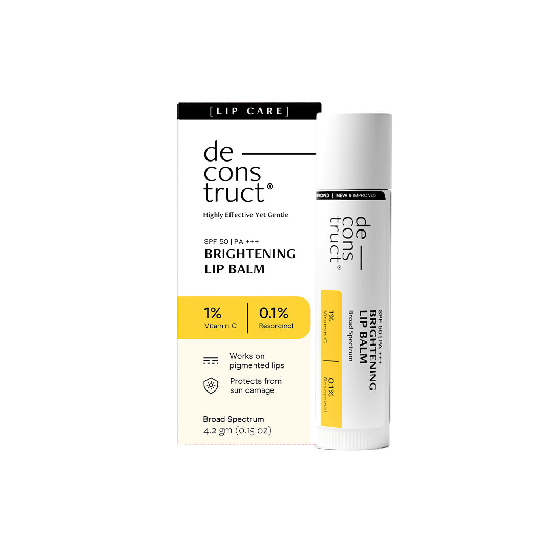 Brightening Lip Balm with SPF 50 - 1% Vitamin C + 0.1% Resorcinol