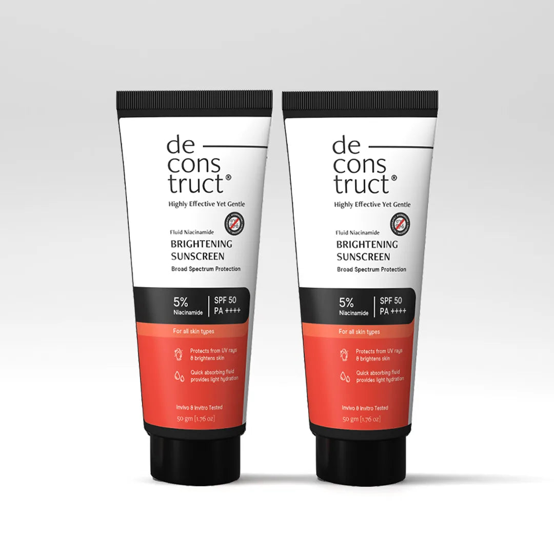 Fluid Brightening Sunscreen SPF 50 PA++++ | 5% Niacinamide | In Vivo Tested | All Skin Types