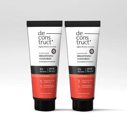 Fluid Brightening Sunscreen SPF 50 PA++++ | 5% Niacinamide | In Vivo Tested | All Skin Types