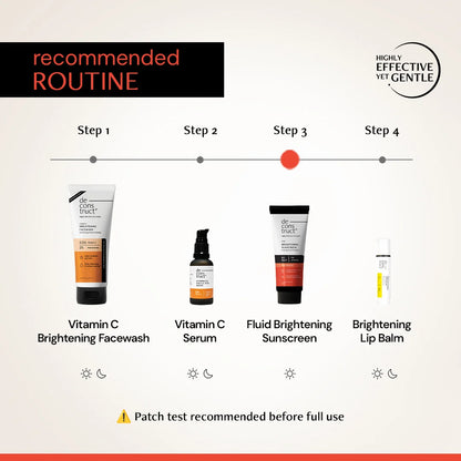 Fluid Brightening Sunscreen for Dry Skin - SPF 50+ | 8 hours long lasting Sunscreen