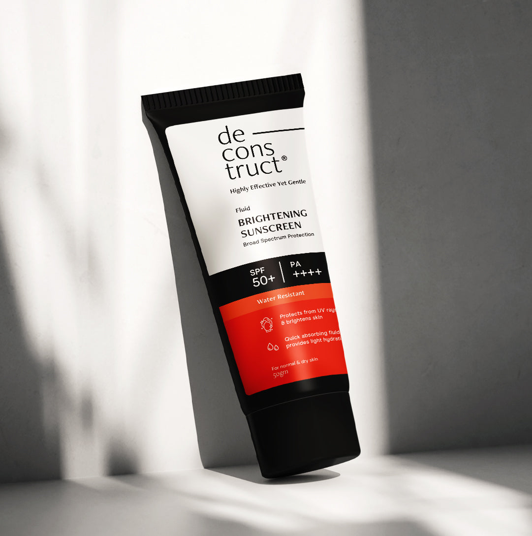 Fluid Brightening Sunscreen for Dry Skin - SPF 50+ | 8 hours long lasting Sunscreen