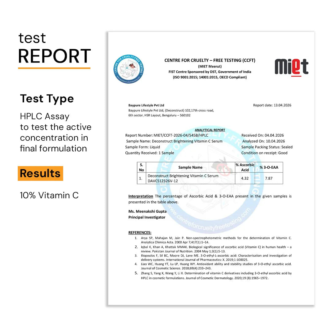 10% Vitamin C Serum for Glowing Skin with Liposomal Technology | Clinically Tested