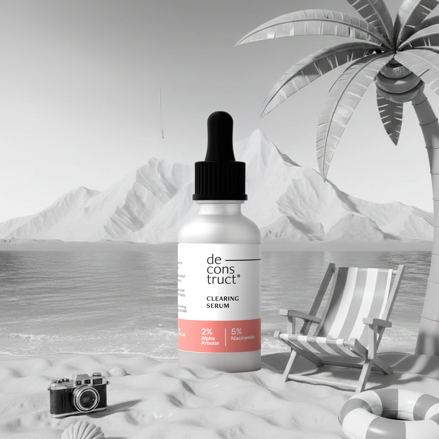 Clearing Serum with 5% Niacinamide &amp; 2% Alpha Arbutin| 4-in-1 Multi-Benefit | Clinically Tested