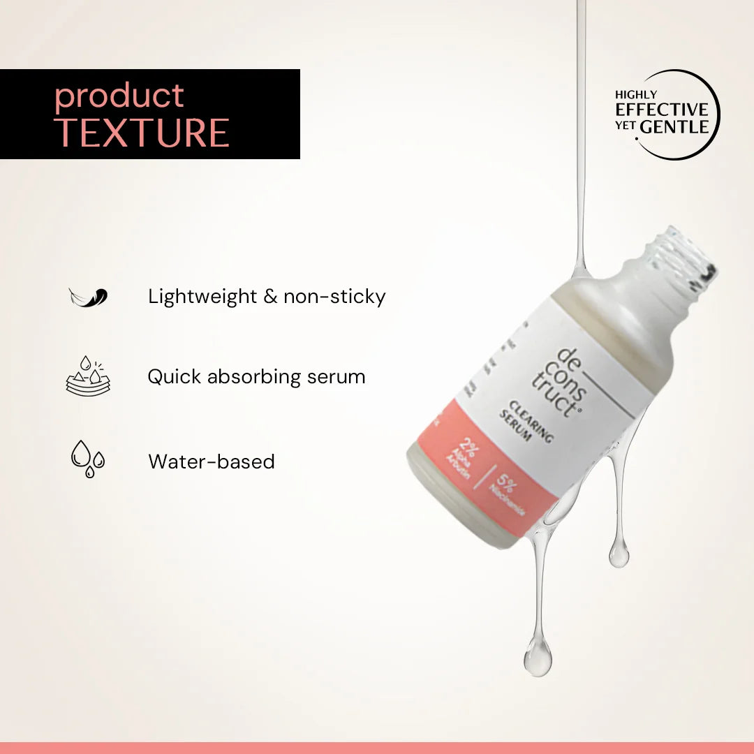 Multi-Benefit Clearing Niacinamide Face Serum | Fades Dark Spots, Pigmentation, Tanning &amp; Acne Marks