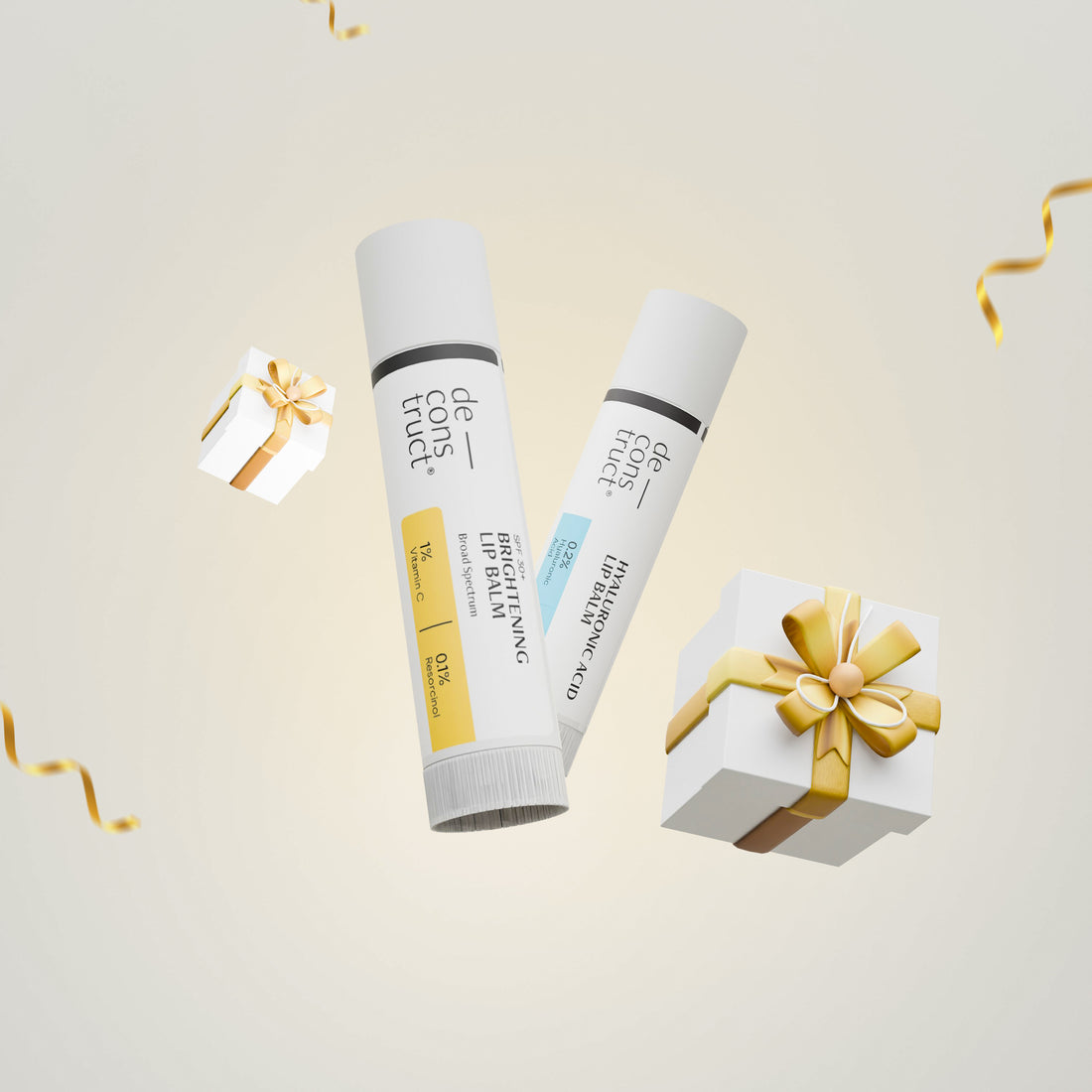 Day &amp; Night Lip Care Duo | Brightening Lip Balm + Hyaluronic Acid Lip Balm