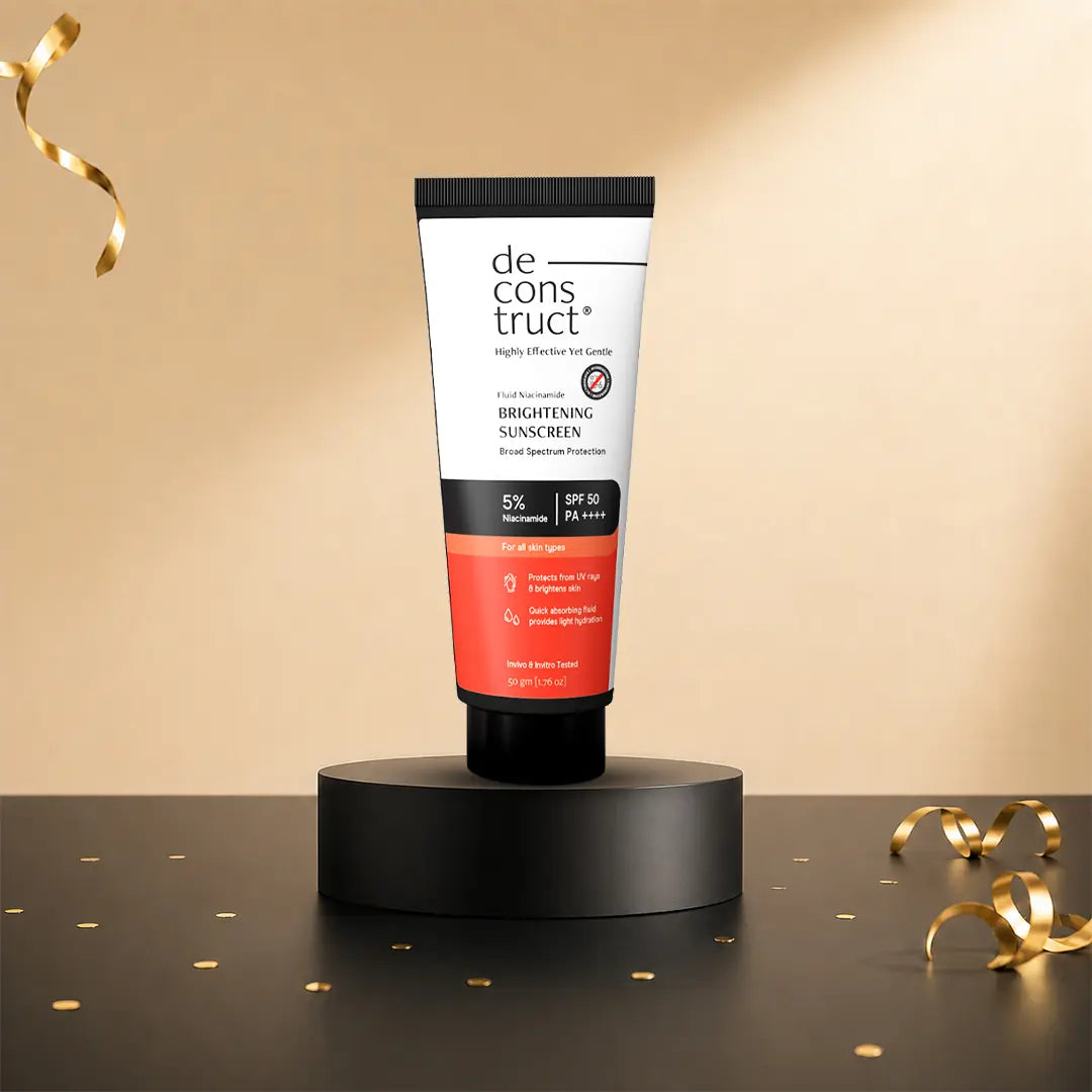 Fluid Brightening Sunscreen SPF 50 PA++++ | 5% Niacinamide | In Vivo Tested | All Skin Types