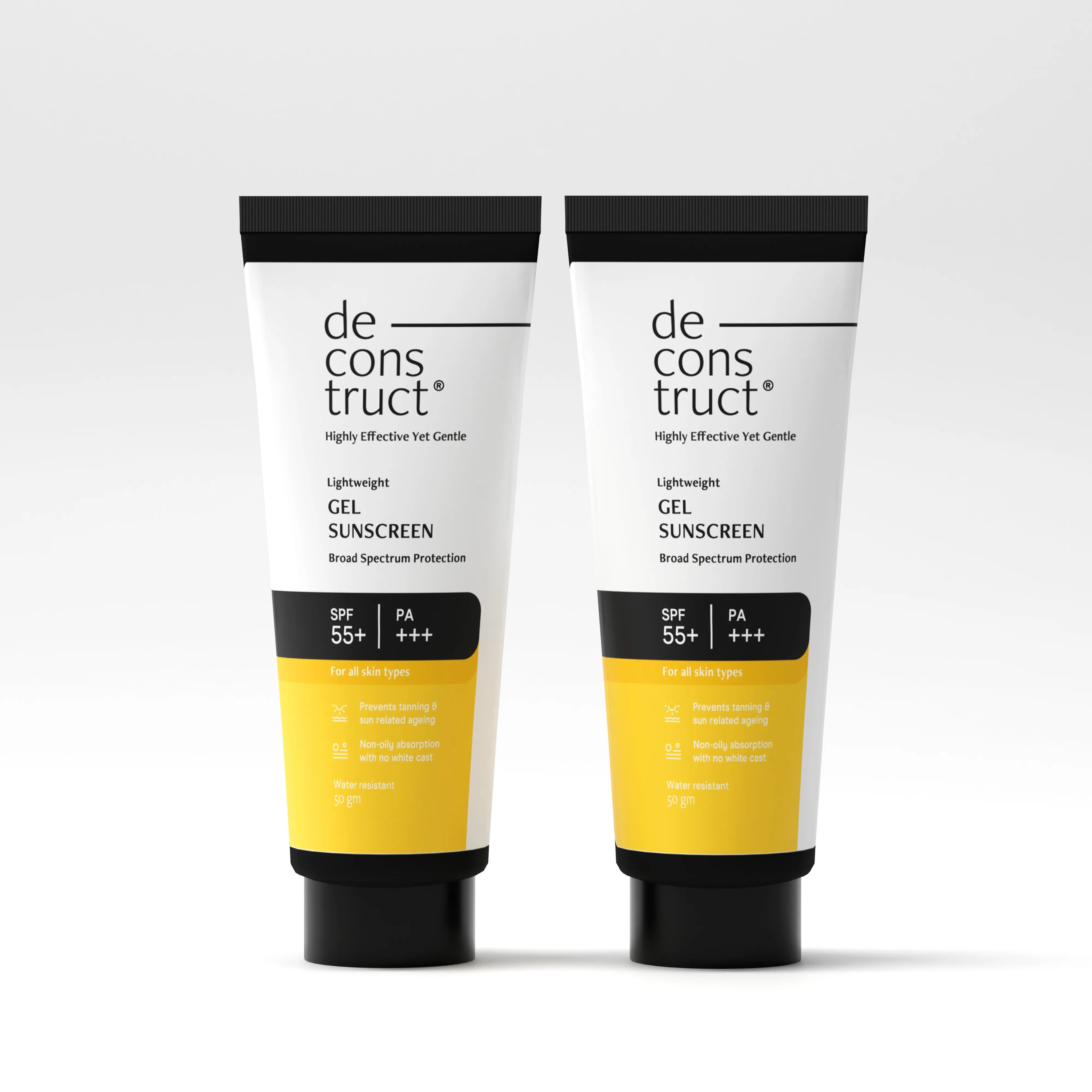 Gel Sunscreen Combo For Oily Skin - Spf 55+ And Pa+++ | Water Resistant Sunscreen