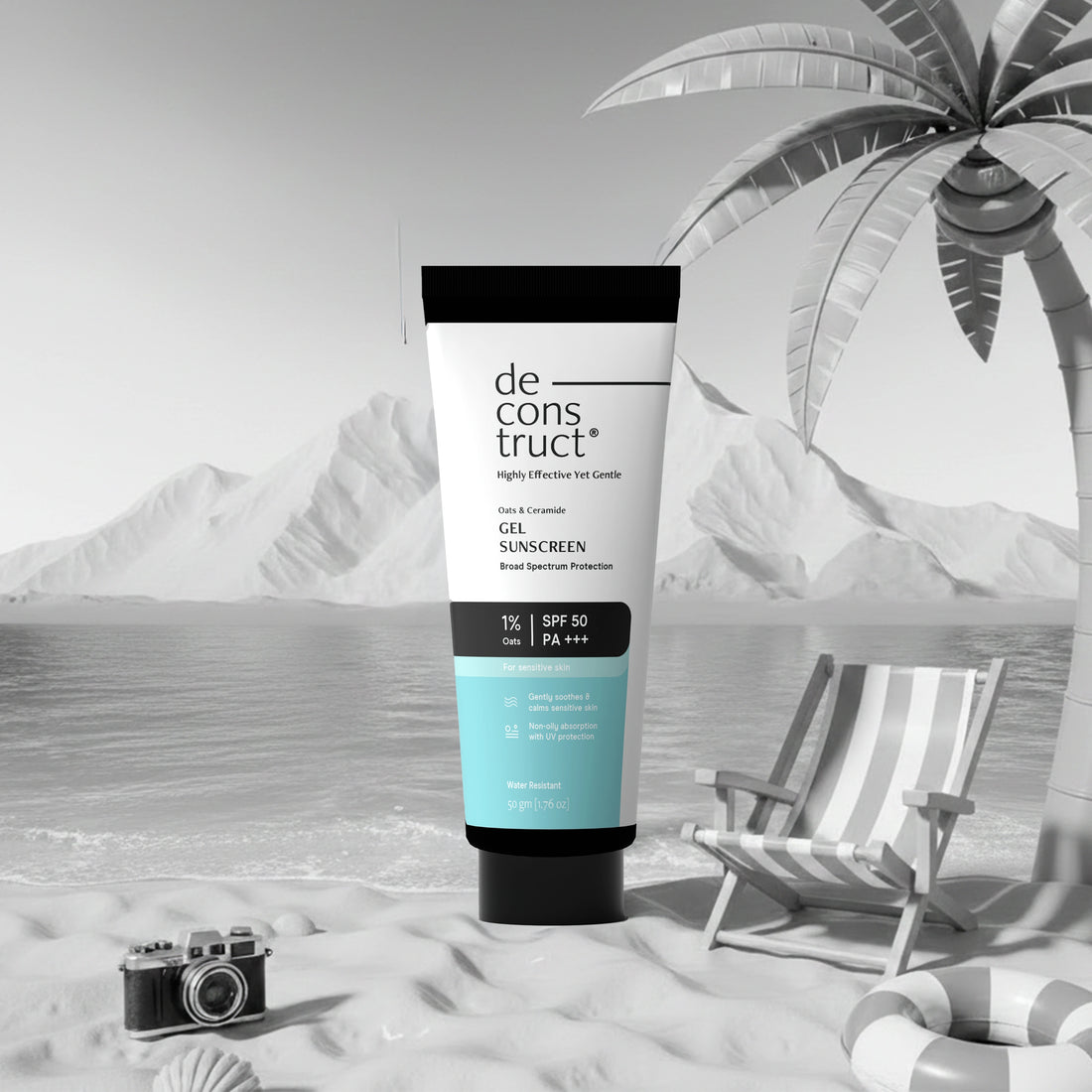 Oat & Ceramide Gel Sunscreen - SPF50+ PA+++ | In - Vivo Tested