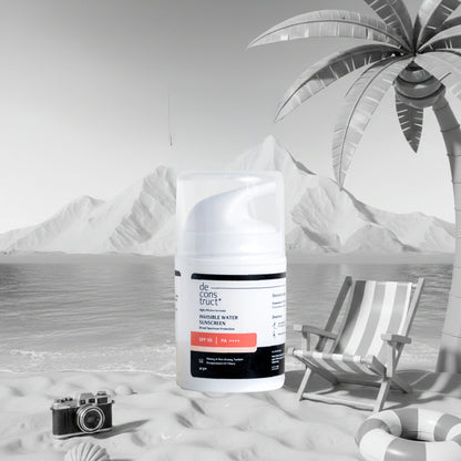 Invisible Water Sunscreen SPF 50 PA+++ | Instant Cooling &amp; Freshness | Upto 80 Min Water-Resistant