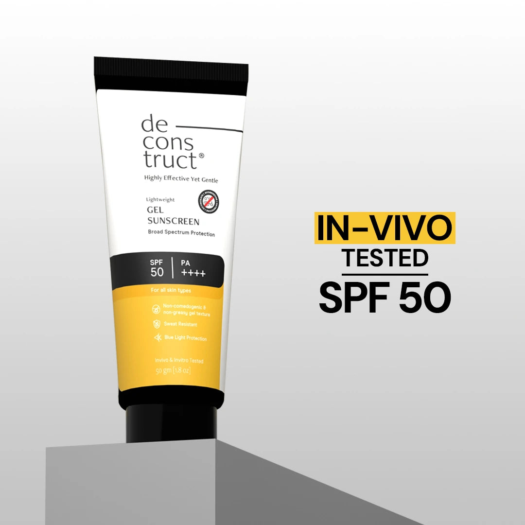 Gel sunscreen for oily skin