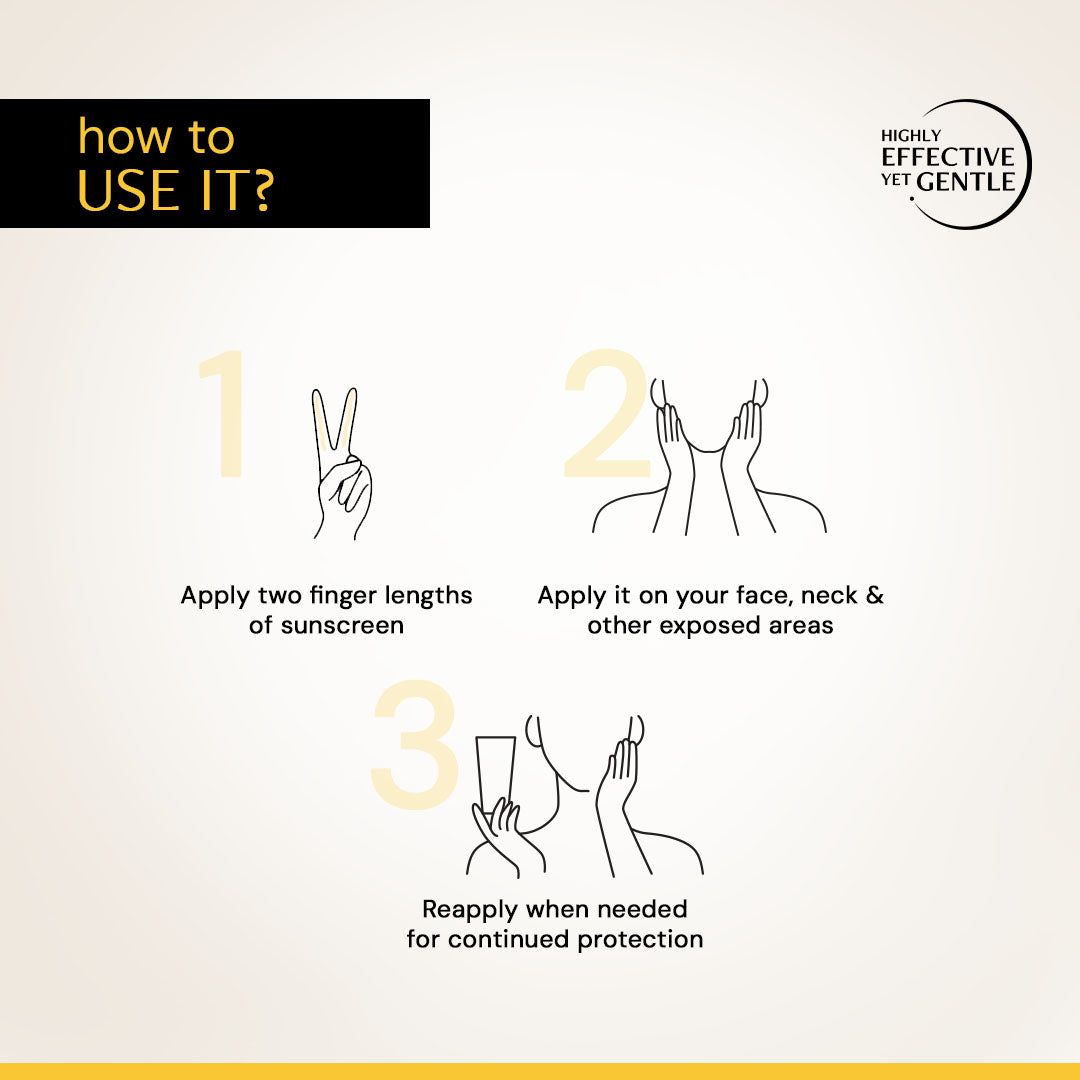 Gel Sunscreen for Oily Skin - SPF 50 PA++++ | 100% Photostable Sunscreen with 4 New Gen UV Filters | Long Lasting | Lightweight, Airy, Non-greasy | In-Vivo Tested (80 Gms)