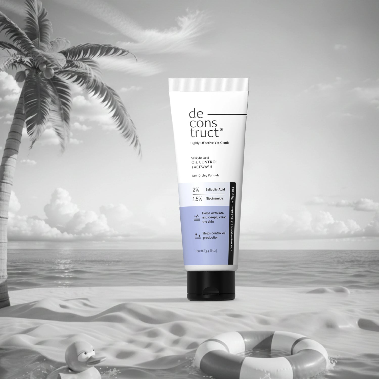 Salicylic Acid Oil Control Face Wash | 2% Salicylic acid + 1.5% Niacinamide |  Non-drying &amp; Cooling