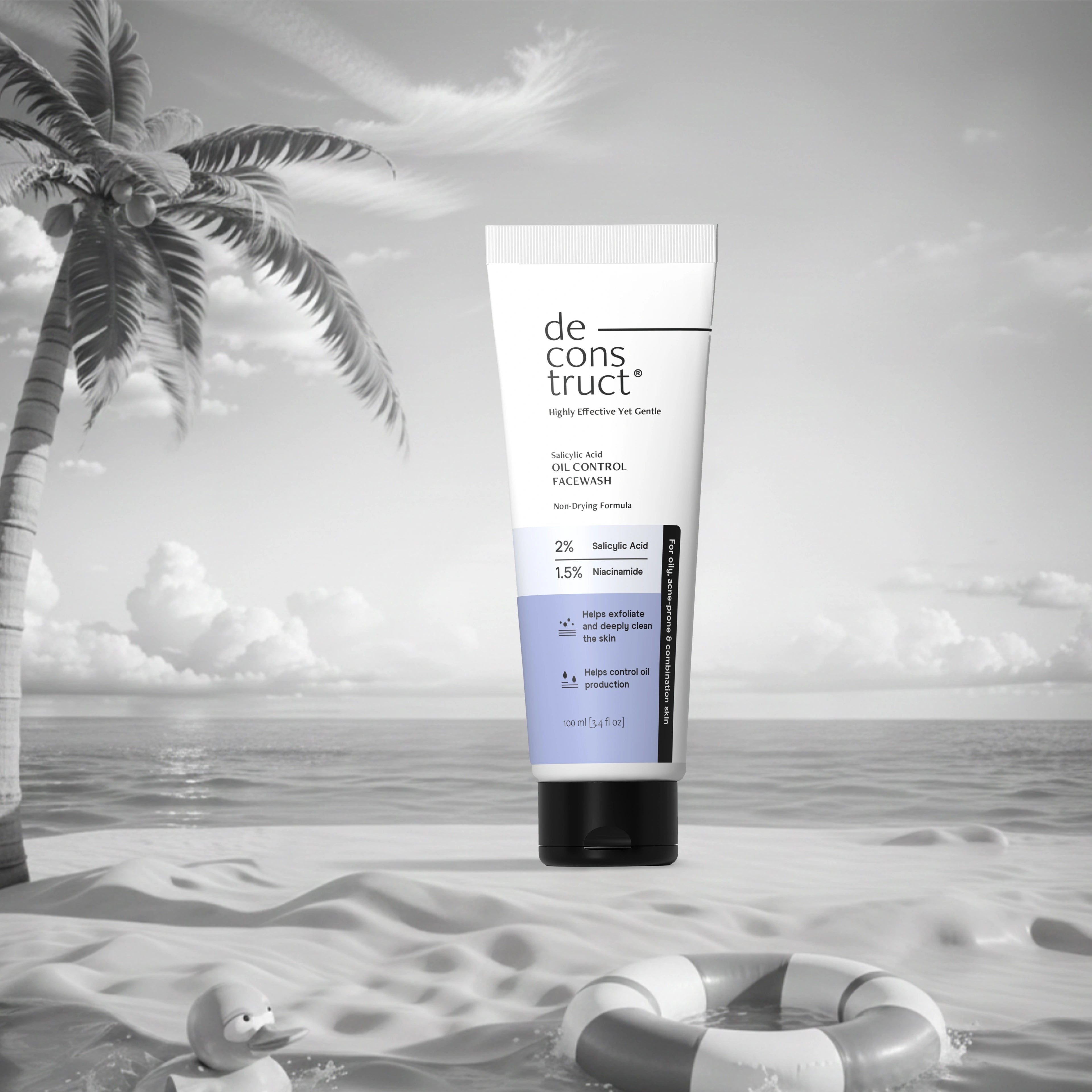 Salicylic Acid Oil Control Face Wash | 2% Salicylic acid + 1.5% Niacinamide |  Non-drying &amp; Cooling