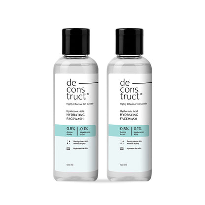 Hyaluronic Acid Hydrating Face Wash - 0.5% Amino Acids + 0.1% Hyaluronic acid