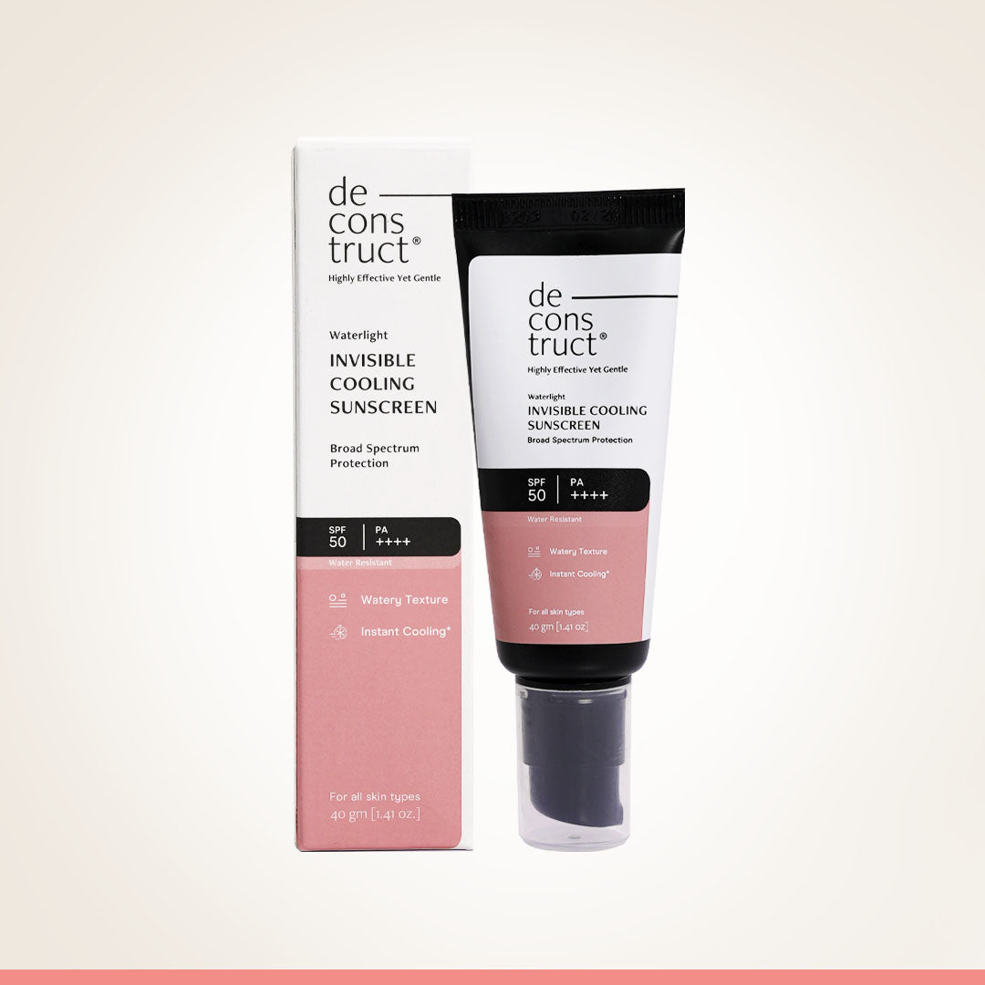 Invisible Cooling Sunscreen SPF 50 PA++++ | Instant Cooling &amp; Freshness | Upto 80 Min Water-Resistant | In-Vivo Tested
