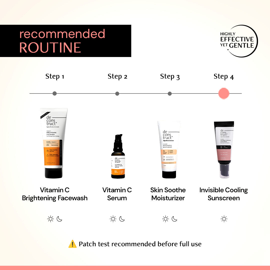 Invisible Cooling Sunscreen SPF 50 PA++++ | Instant Cooling &amp; Freshness | Upto 80 Min Water-Resistant | In-Vivo Tested