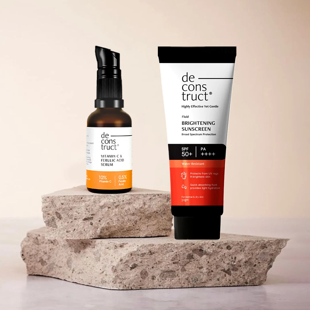 Brighten and Protect Duo - Vitamin C + Fluid Brightening Sunscreen