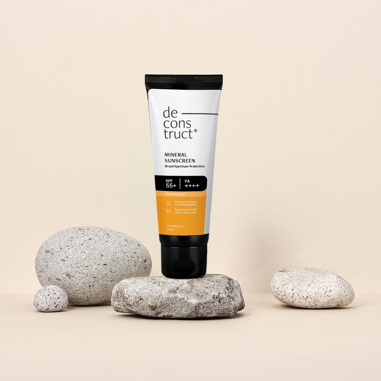 Mineral Sunscreen - SPF 55+ and PA++++ | Water Resistant Sunscreen