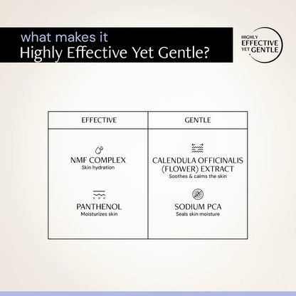 Oil-Free Moisturizer for Oily Skin - 3% NMF Complex + 0.2% Panthenol | Non Sticky, Fast absorbing | 72 Hr Hydration