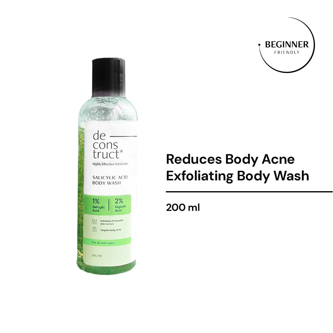 Salicylic Acid Body Wash - 1% salicylic acid + 2% glycolic acid|Fights body acne