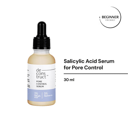 Salicylic Acid Face Serum for Pore Control - 2% Salicylic Acid + 3% Niacinamide