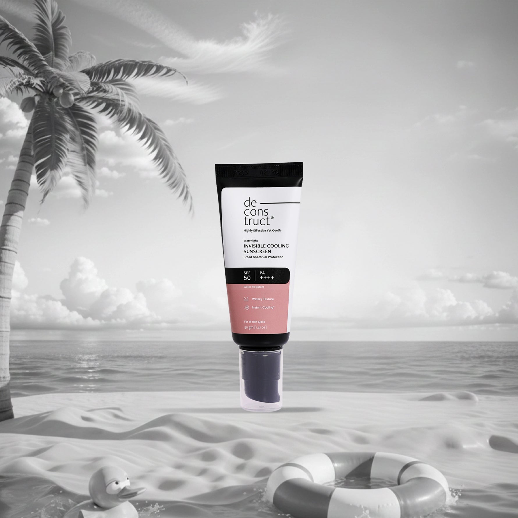 Invisible Water Sunscreen SPF 50 with encapsulated UV filter technology
