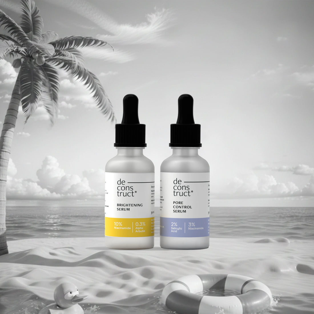 Oil Control Duo - Pore Control Serum + Brightening Serum