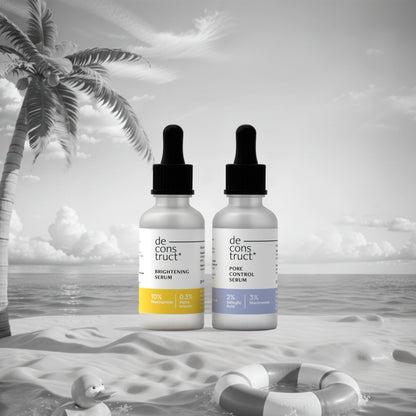 Oil Control Duo - Pore Control Serum + Brightening Serum