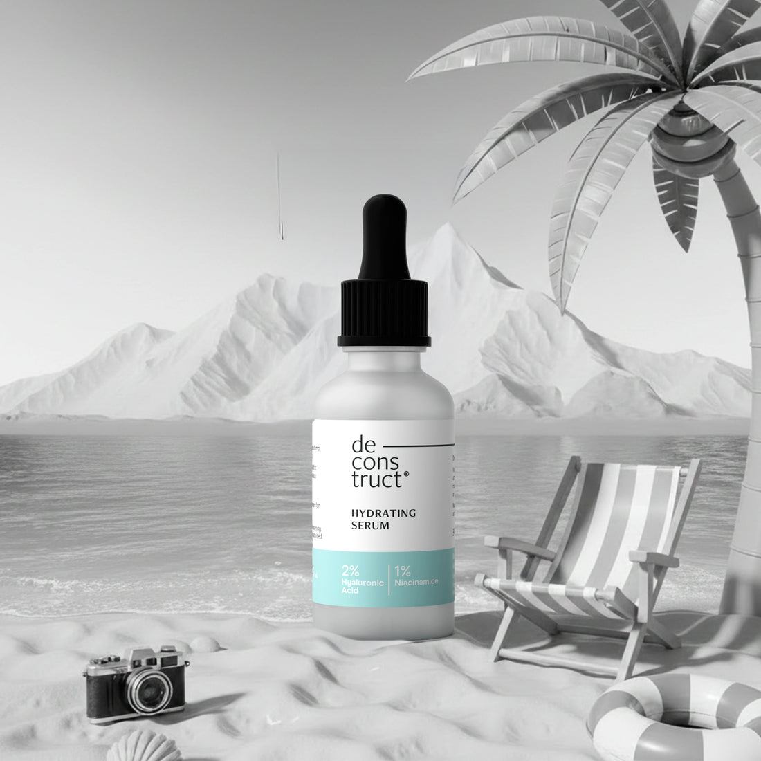 2% Hyaluronic Acid Serum with 1% Niacinamide | Oil Free Hydrating Face serum