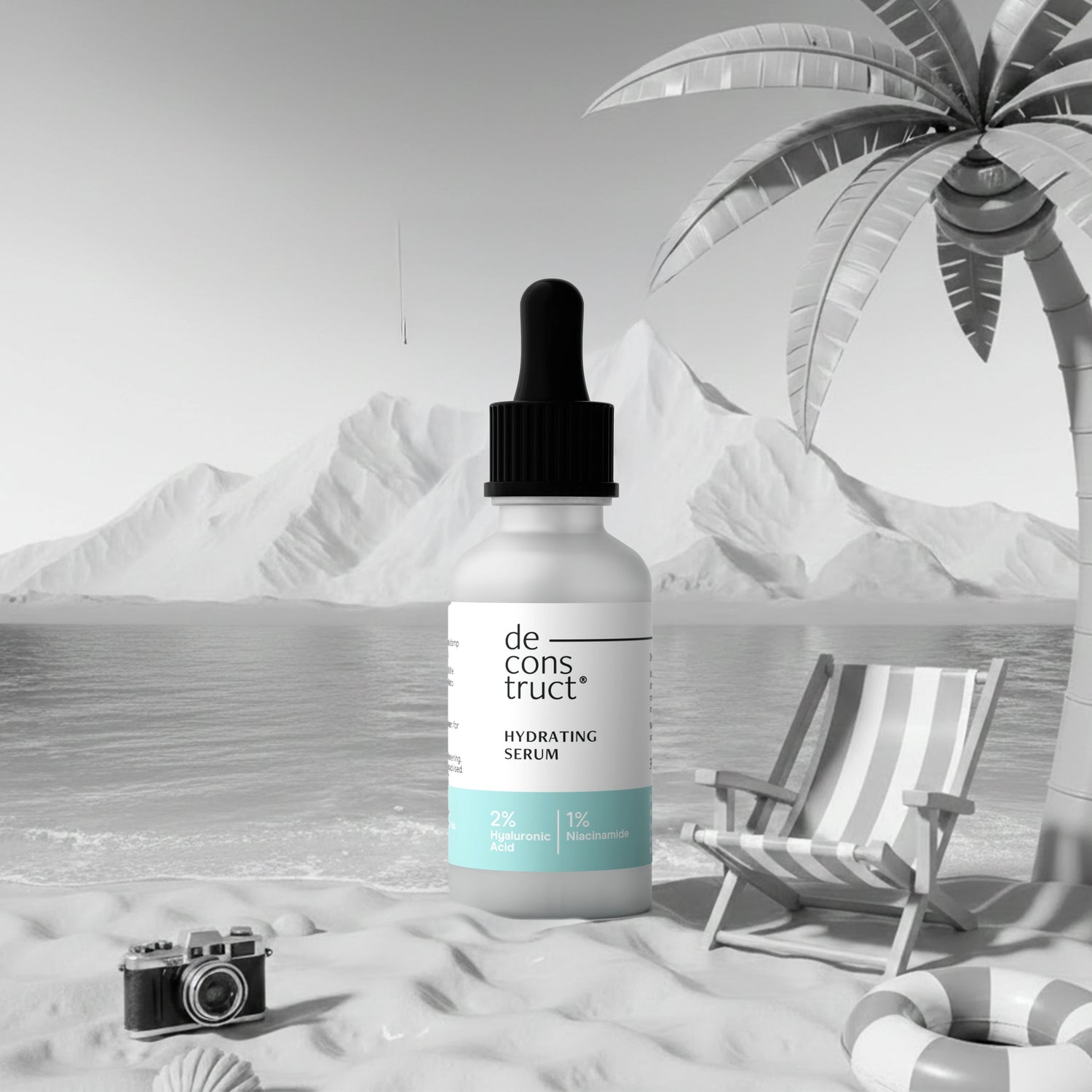2% Hyaluronic Acid Serum with 1% Niacinamide | Oil Free Hydrating Face serum