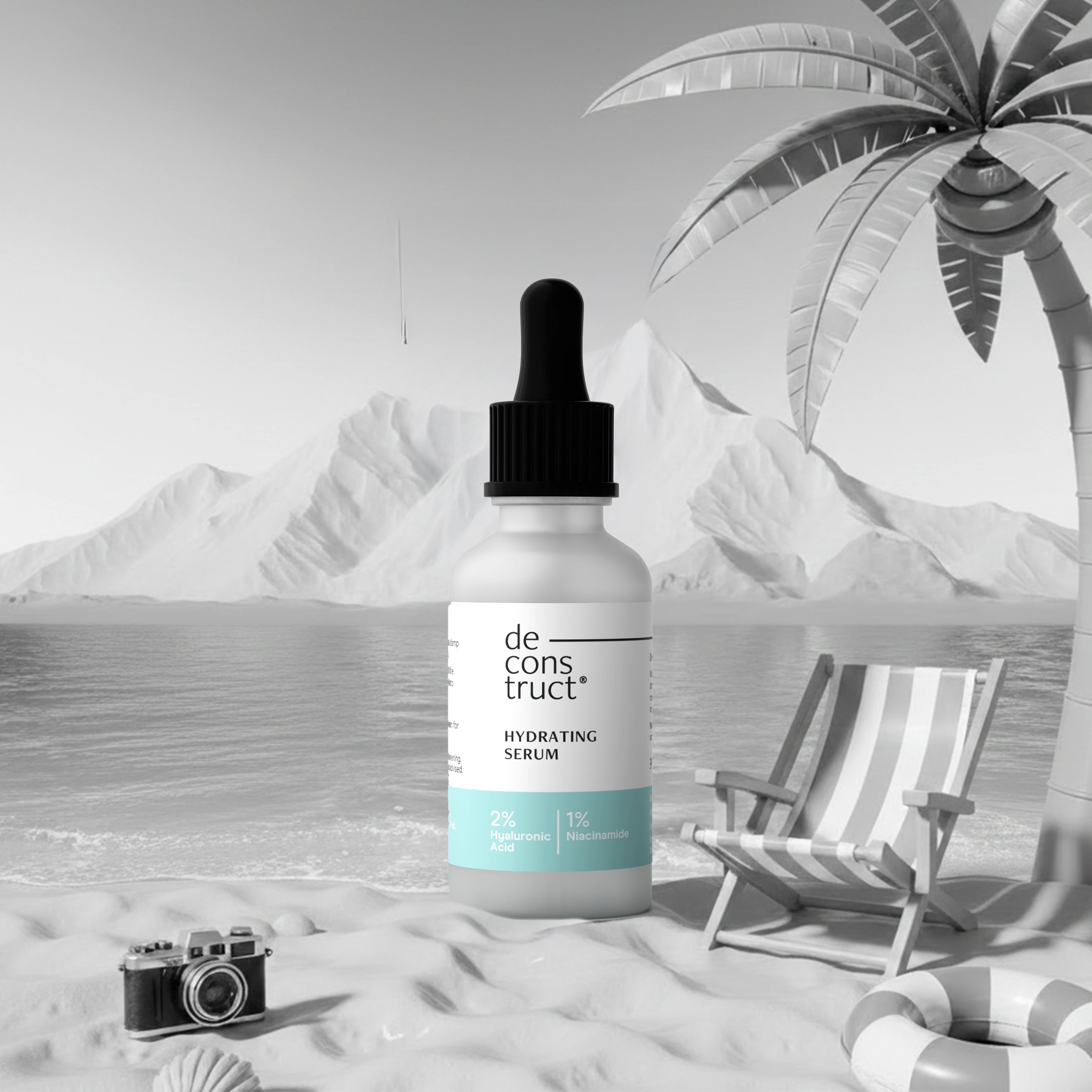 2% Hyaluronic Acid Serum with 1% Niacinamide | Oil Free Hydrating Face serum