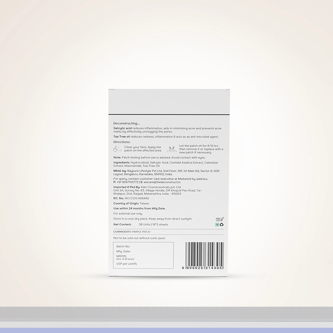 Acne Pimple Patch with 2% Salicylic Acid &amp; 0.2% Tea Tree Oil