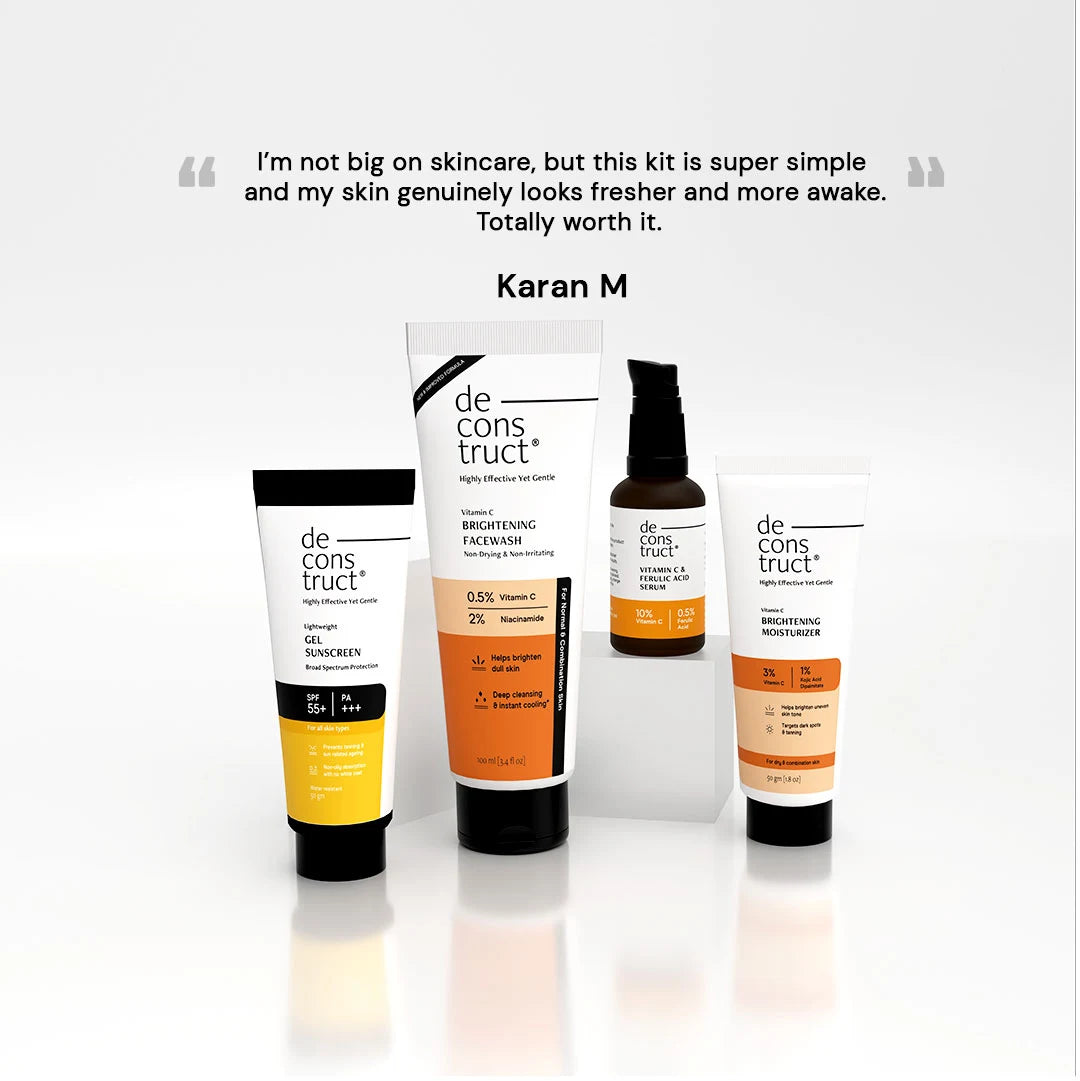 Skin Radiance Routine Kit For Dull Skin | Curated Skin Brightening Routine for Men &amp; Women