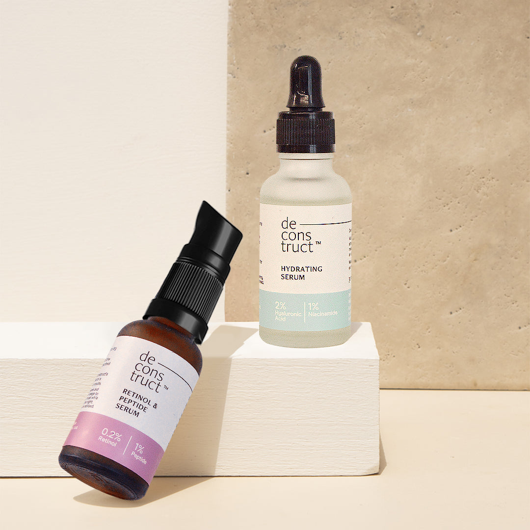 Anti-Aging Duo - Retinol &amp; Peptide Serum + Hydrating Serum