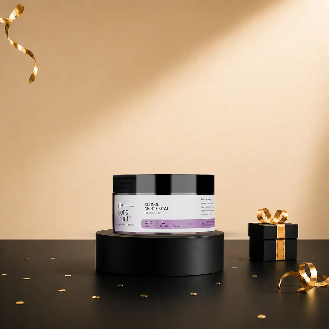 Retinol night cream - 0.1% Retinol + 1% Beta-Glucan Complex