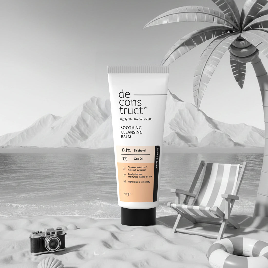 Soothing Cleansing balm - 0.1% bisabolol and 1% Avena sativa Oil (oats oil)