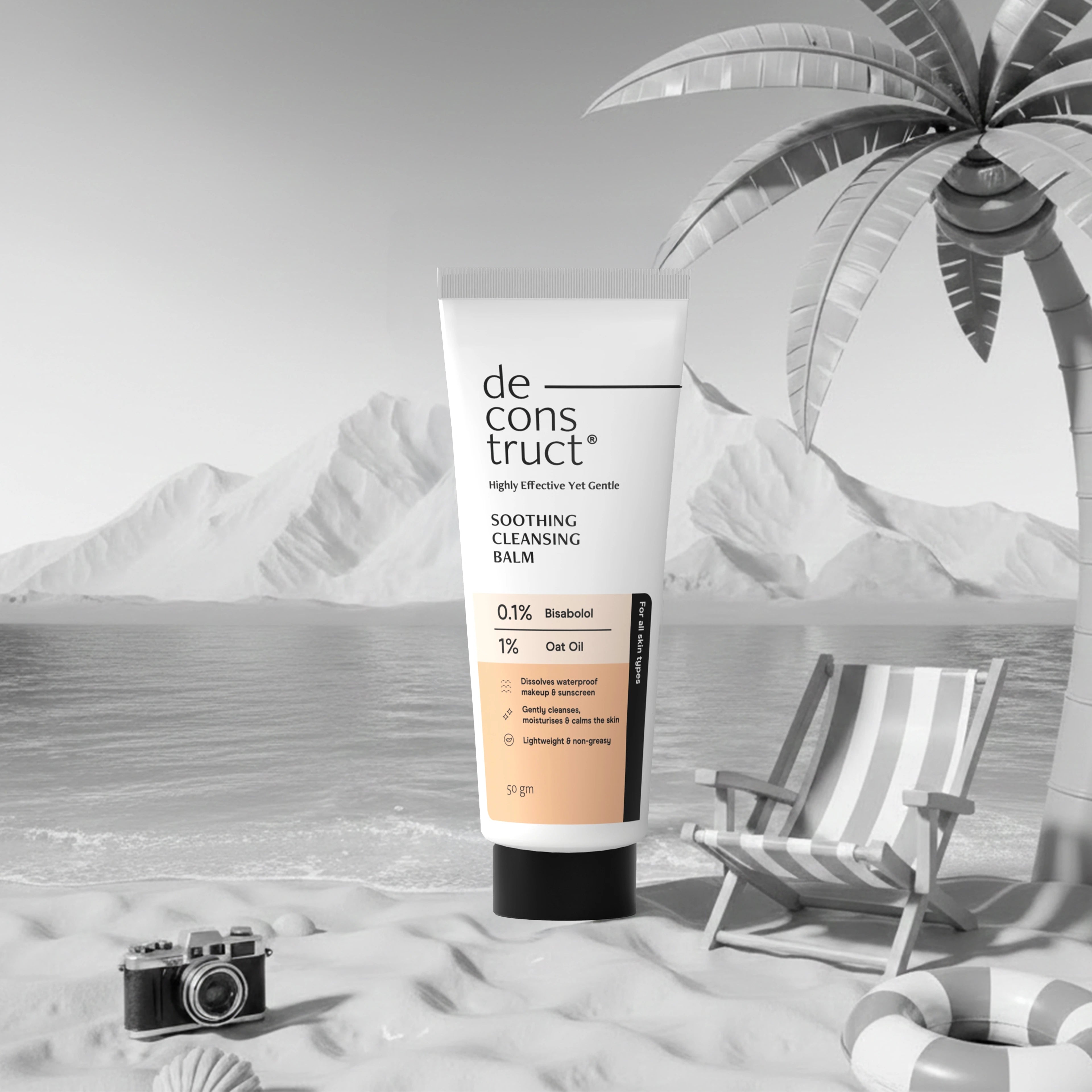 Soothing Cleansing balm - 0.1% bisabolol and 1% Avena sativa Oil (oats oil)