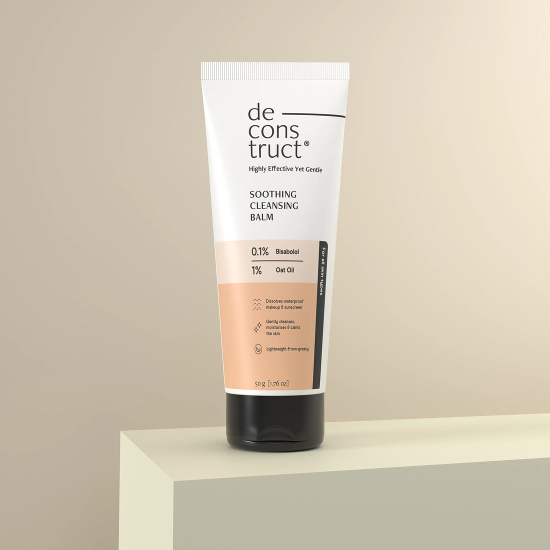 Soothing Cleansing Balm with 0.1% Bisabolol &amp; 1% Avena Sativa (Oats) Oil - Moisturizing makeup remover