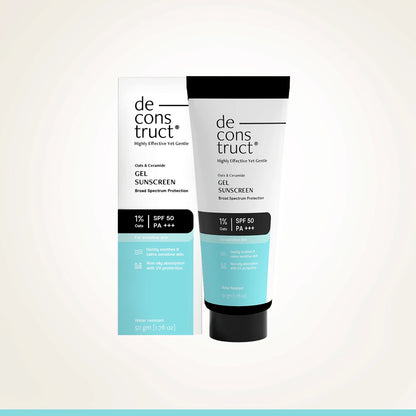 Oat &amp; Ceramide Gel Sunscreen - SPF50+ PA+++ | In - Vivo Tested