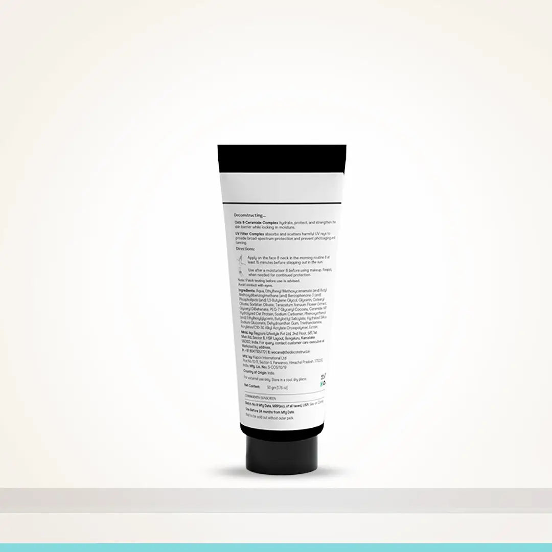 Oat &amp; Ceramide Gel Sunscreen - SPF50+ PA+++ | In - Vivo Tested