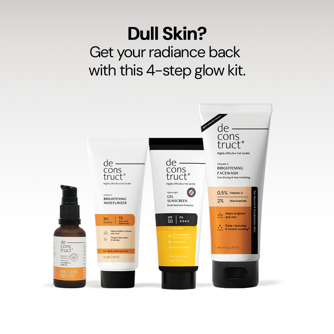 Skin Brightening Routine Kit For Dull Skin | Top Best Selling Bright Skincare Routine for Men &amp; Women