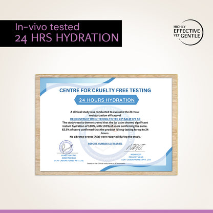 Brightening Tinted Lip Balm with 1% Vitamin C &amp; 0.1 Resorcinol SPF 50 (Pack of 2)